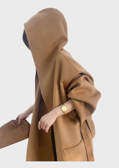 Caramel Long Wool Wrap