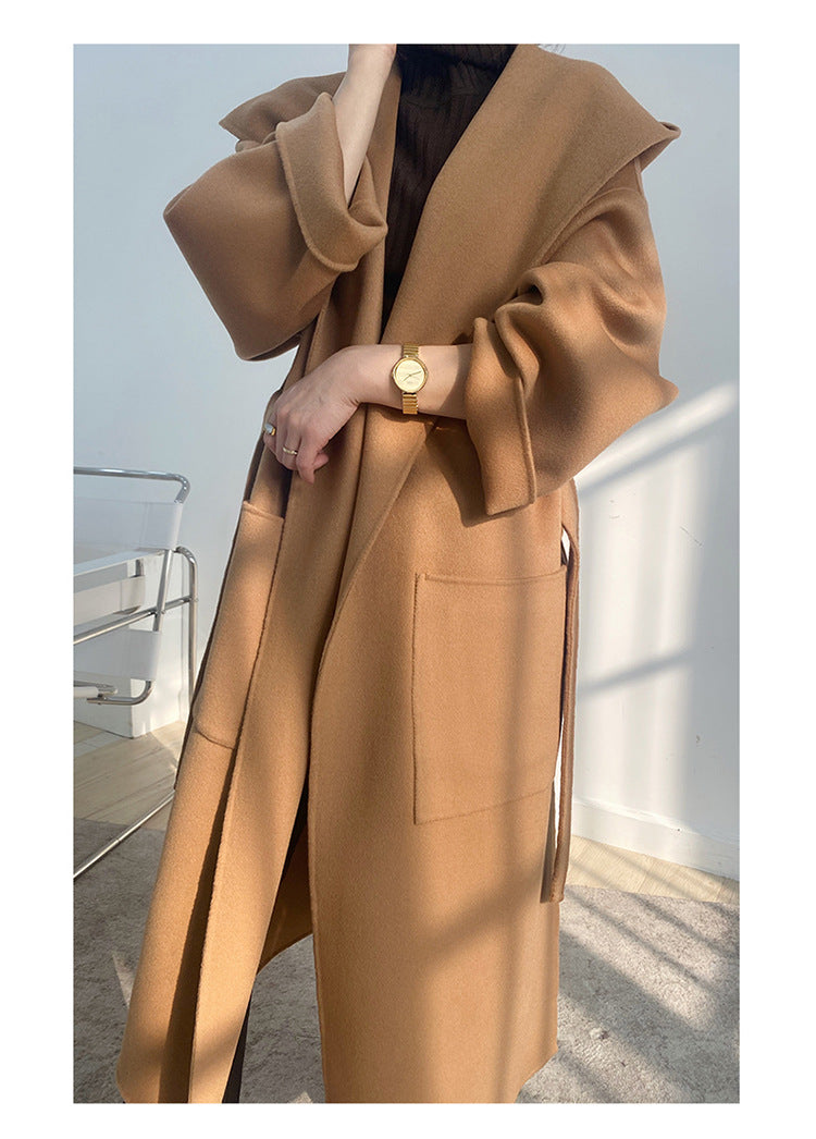 Caramel Long Wool Wrap