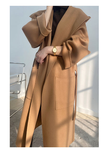 Caramel Long Wool Wrap