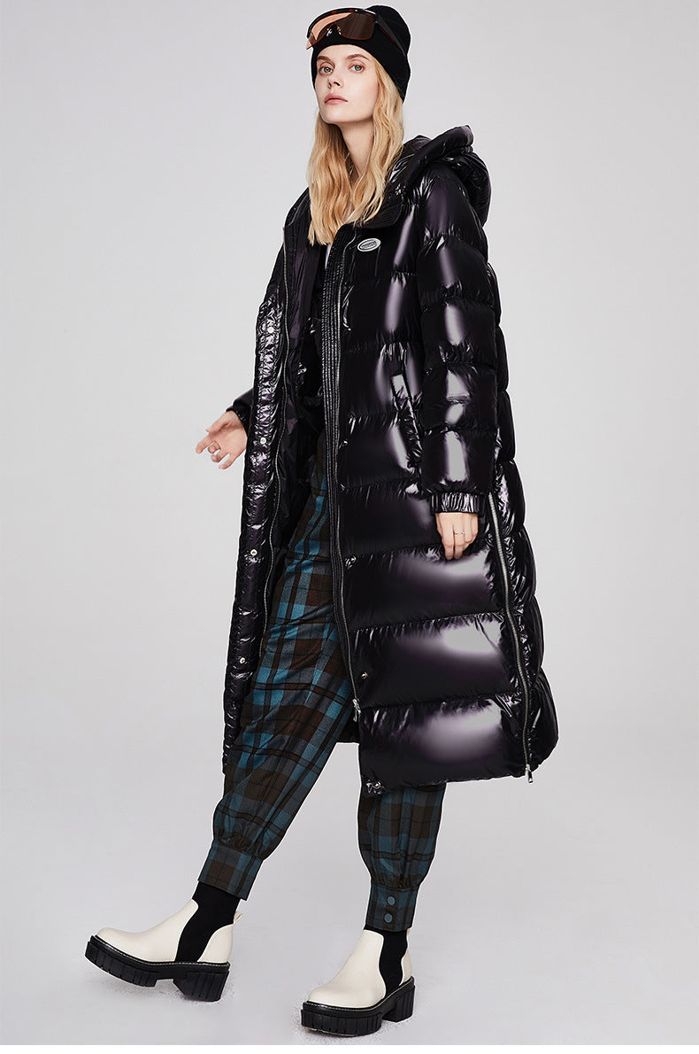 Lulu Shiny Long Down Jacket