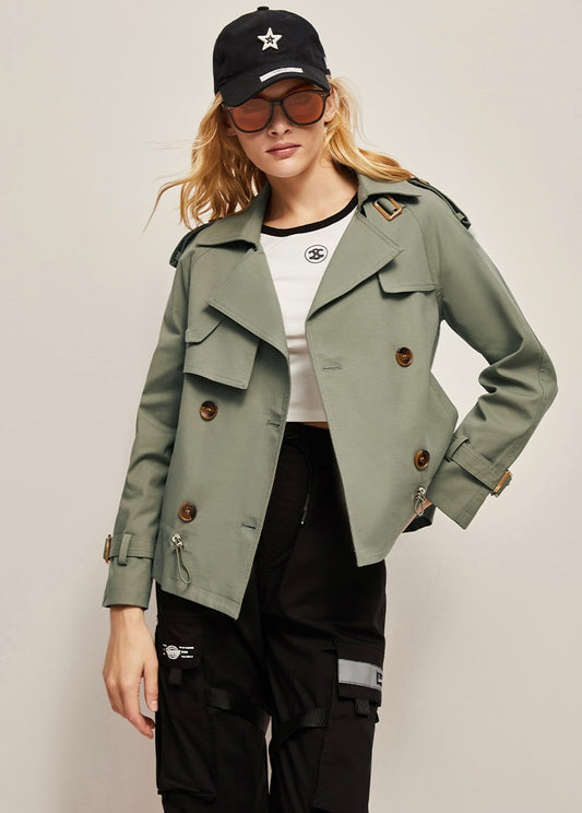 Tamara Cropped Trench