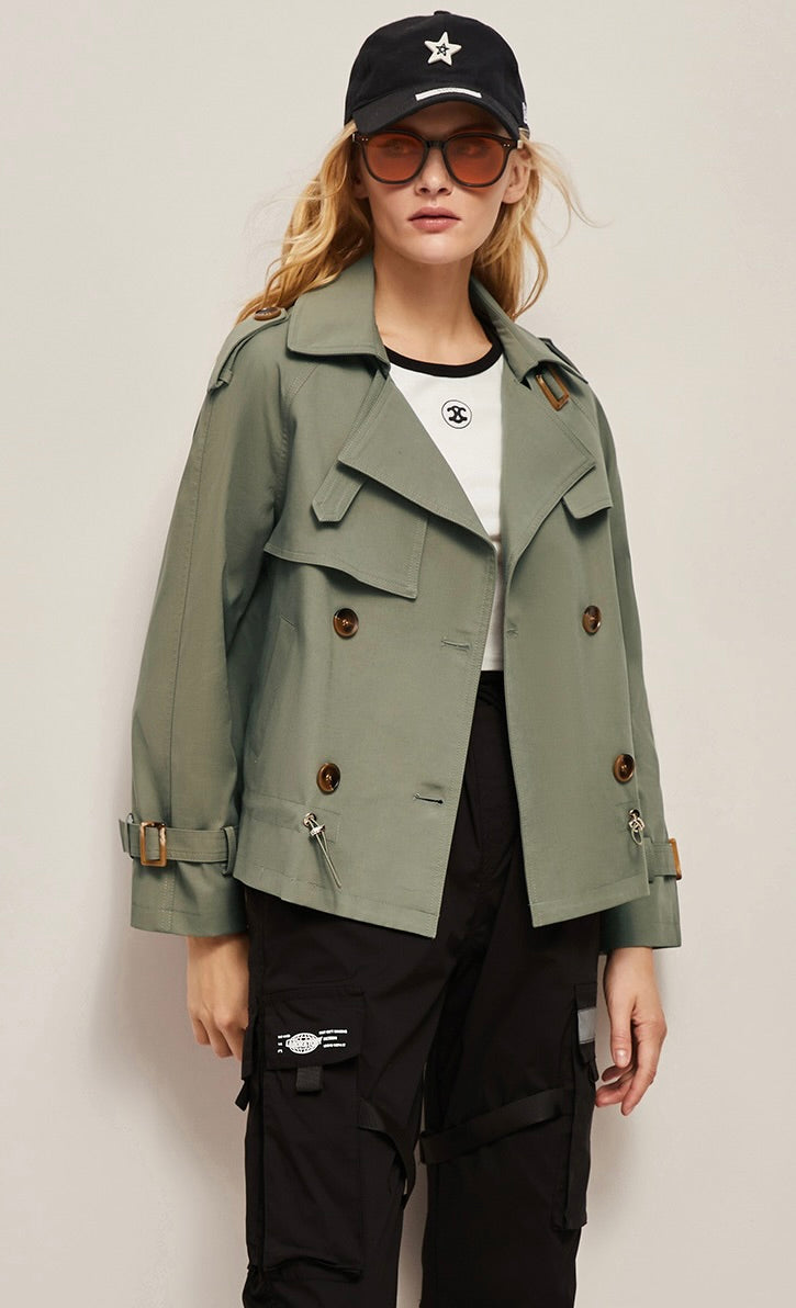 Tamara Cropped Trench