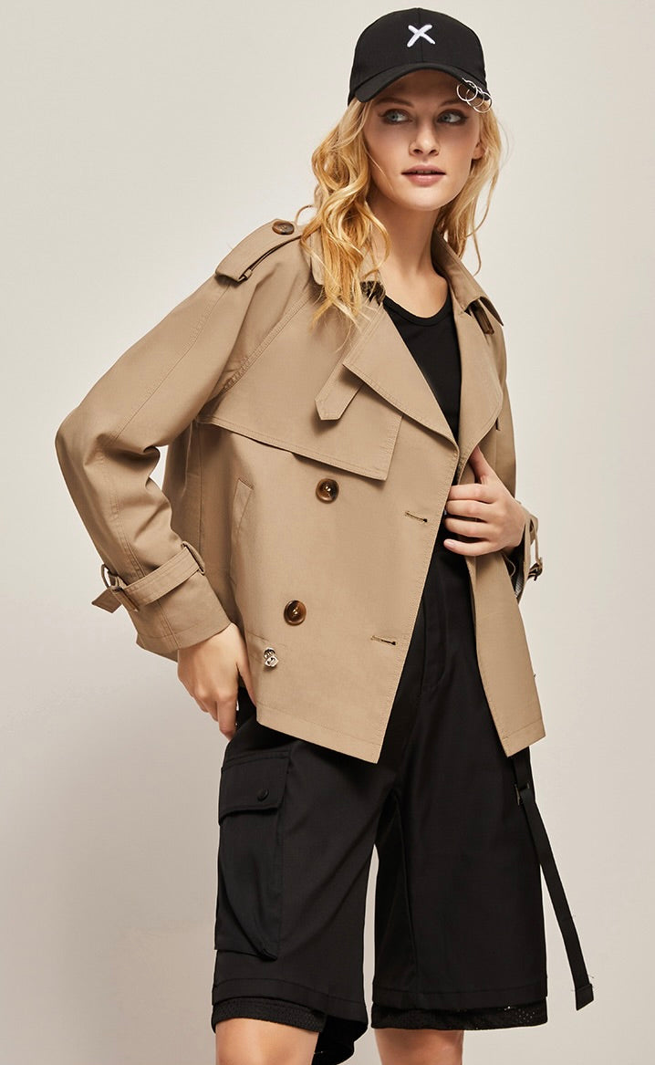 Tamara Cropped Trench